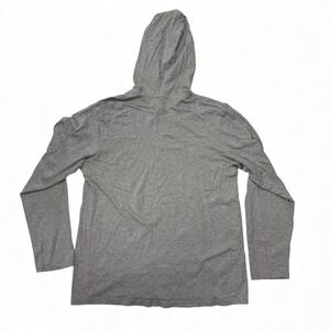 Polo Ralph Lauren Hoodie T-Shirt  Mens Medium Gray Long Sleeve Pony Logo Light